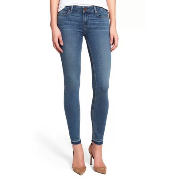 PAIGE Denim - Paige Verdugo Ankle Chantal Released Raw Hem Jeans